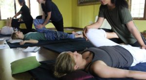 Every students will get each thai massage move demonstrated on them